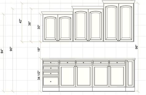 countertop to wall cabinet height